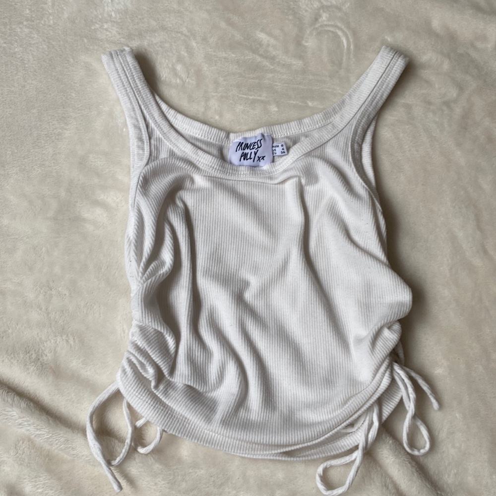 Princess Polly Cute White Tank Top💗